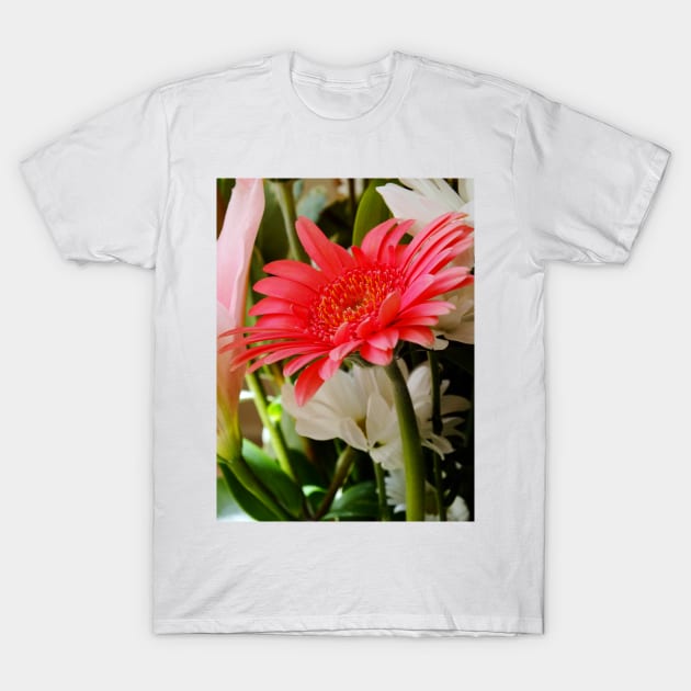 Gerbera Flower T-Shirt by pinkal